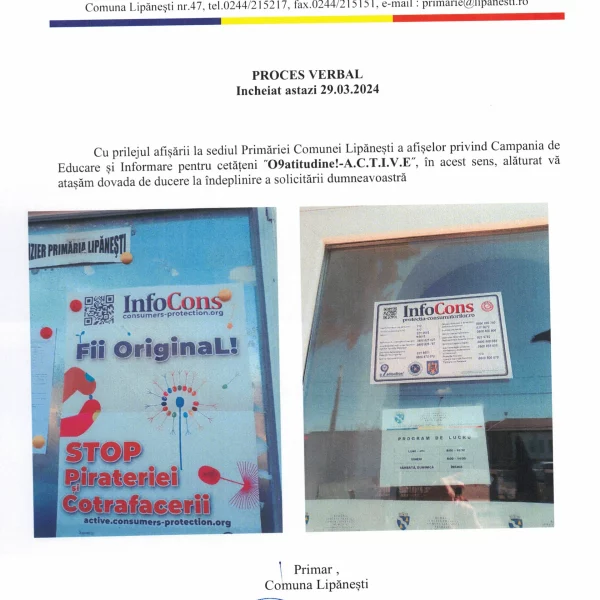primăria lipănești, prahova
